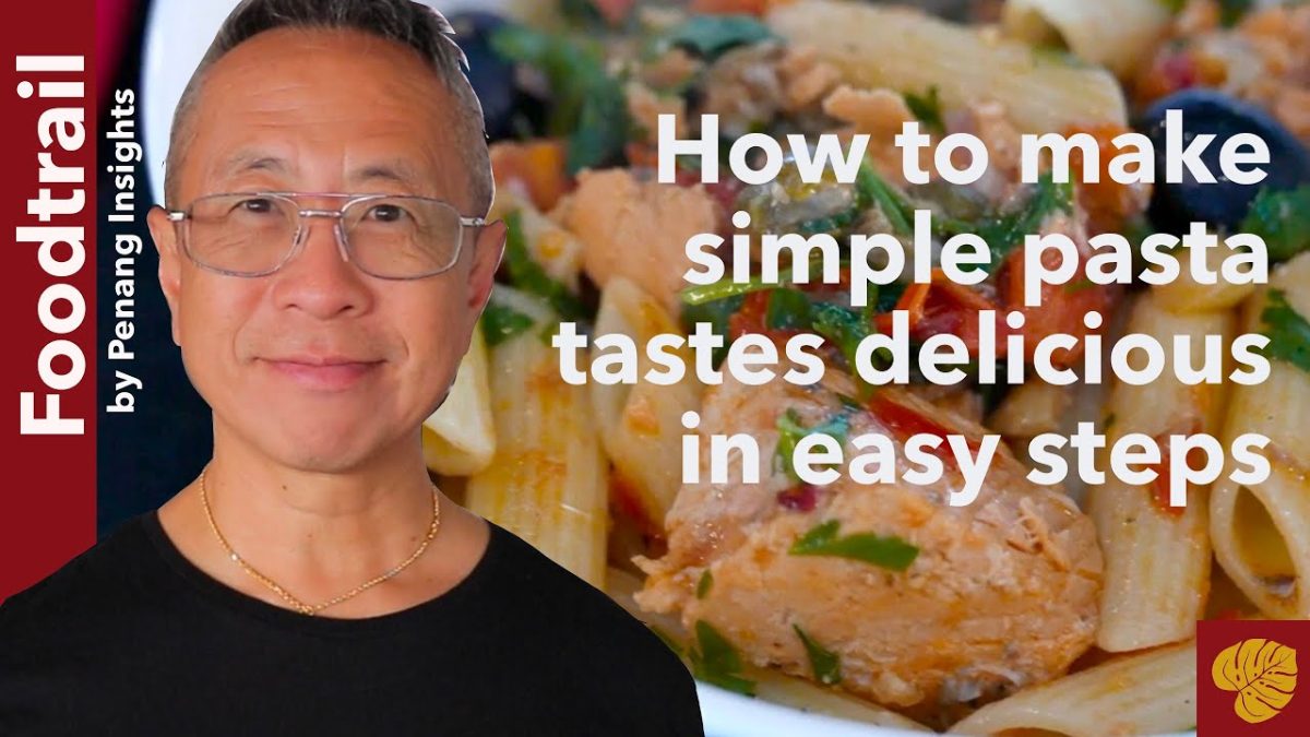 Easy cooking pasta with canned salmon