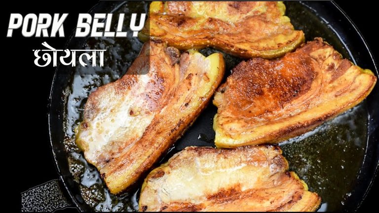 Newari Style pork Choila | Crispy Pork Belly Recipe | Pork Fry in Nepali