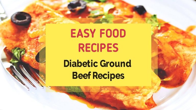 Diabetic Ground Beef Recipes