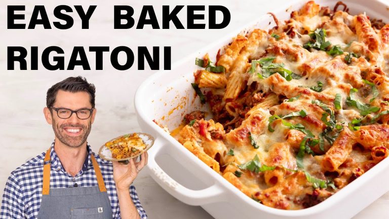 Easy Baked Rigatoni Recipe