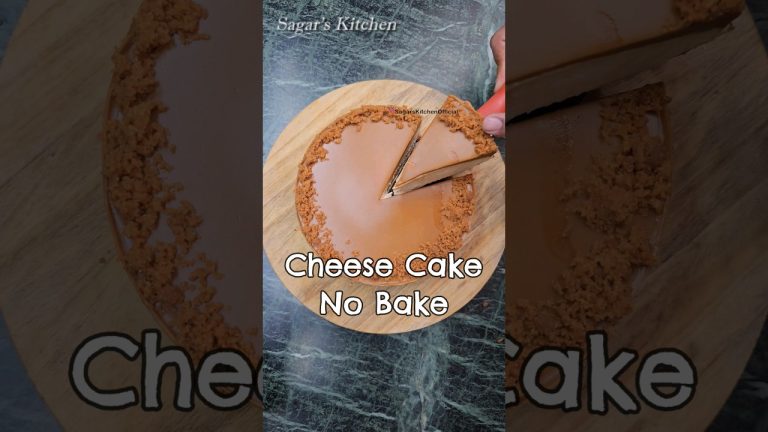 It's Soo Delicious, No Bake Cheese Cake Recipe #Shorts #CheeseCake #Cake