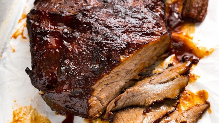 Slow Cooker Beef Brisket with BBQ Sauce