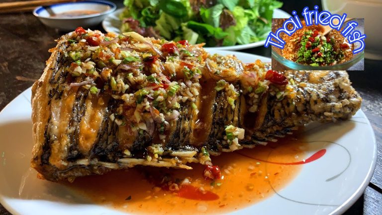 THAI FRIED FISH/HOW TO MAKE THAI SAUCE/EASY RECIPES/GÓC NHÀ MẸ CHIP