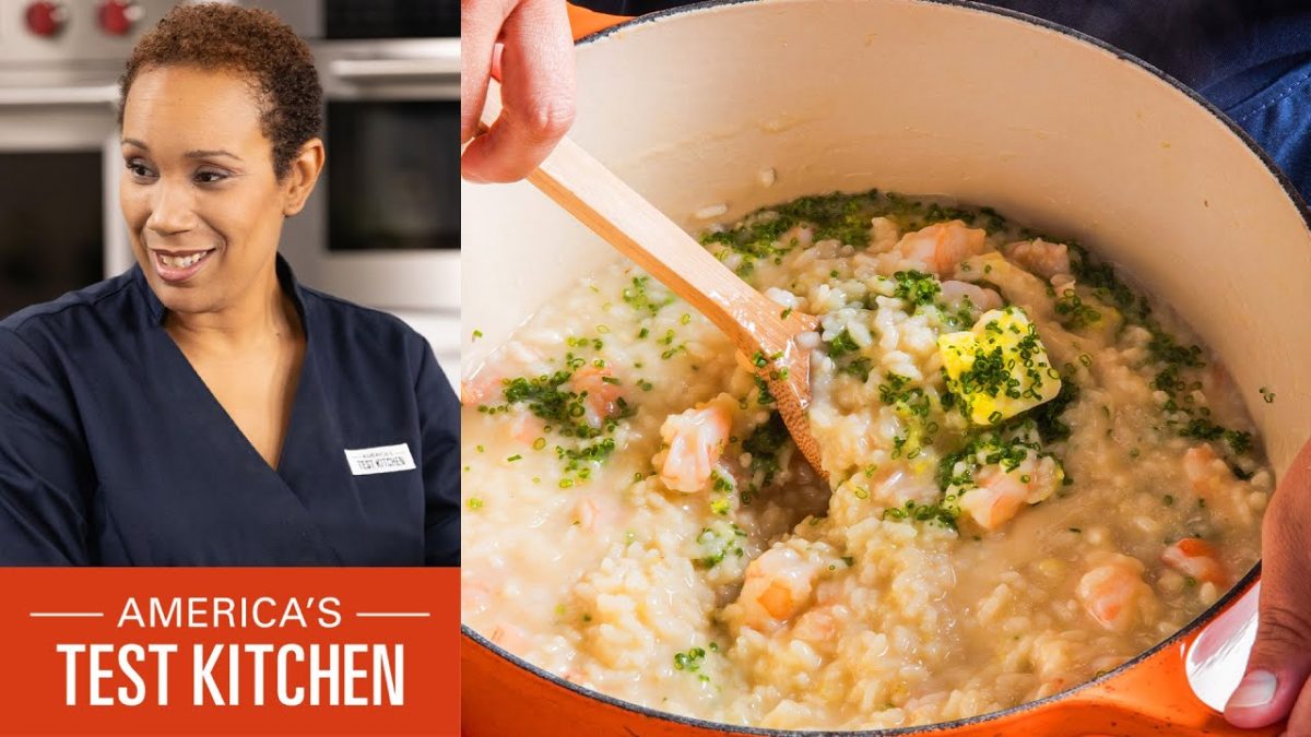 How to Make Shrimp Risotto and Pan-Seared Shrimp