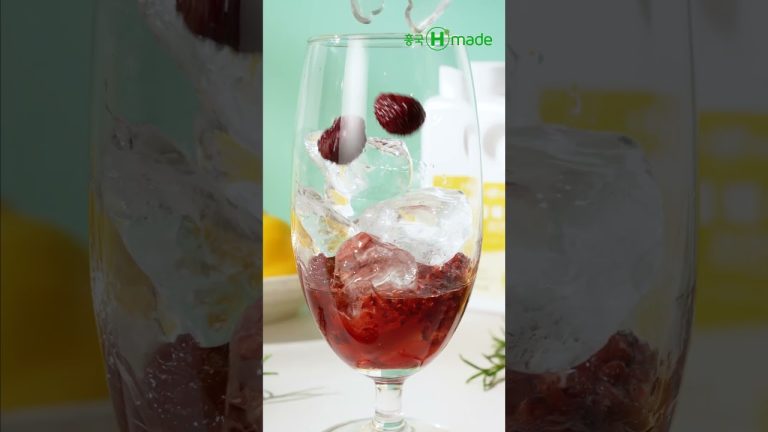 [흥국 Hmade 레시피] 첫 만남은 너무 어려워하는 분들에게 상큼한 '라즈베리 레몬에이드'를 준비해 보세요!