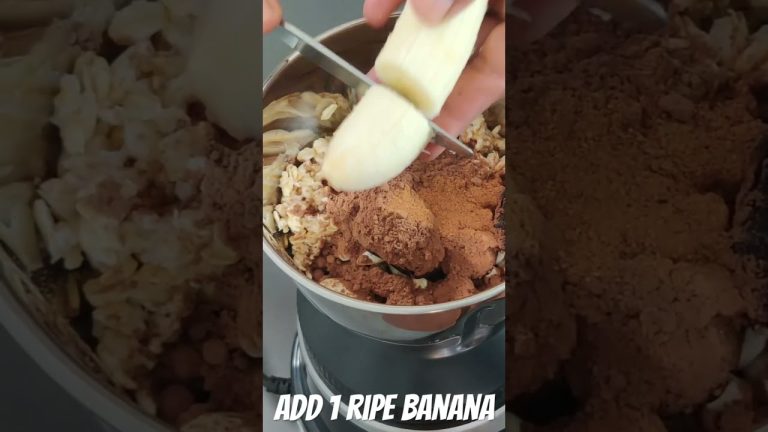 Oats Chocolate Smoothie | No added Sugar | Vegan #healthy #youtube #shorts