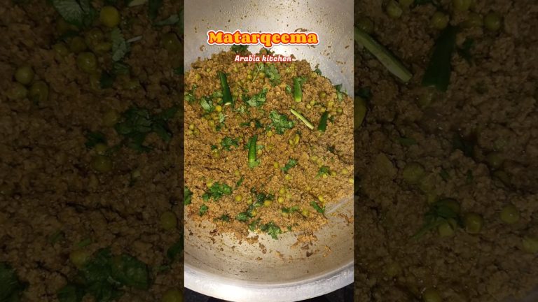 matar kemma  recipe || Dhaba style recipe #meat and peas recipe  # shortvideo #shorts #recipe