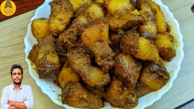Tasty Masala Pork Fry Recipe | Pork With Potato Recipe | Spicy Masala Pork Belly Fry Recipe