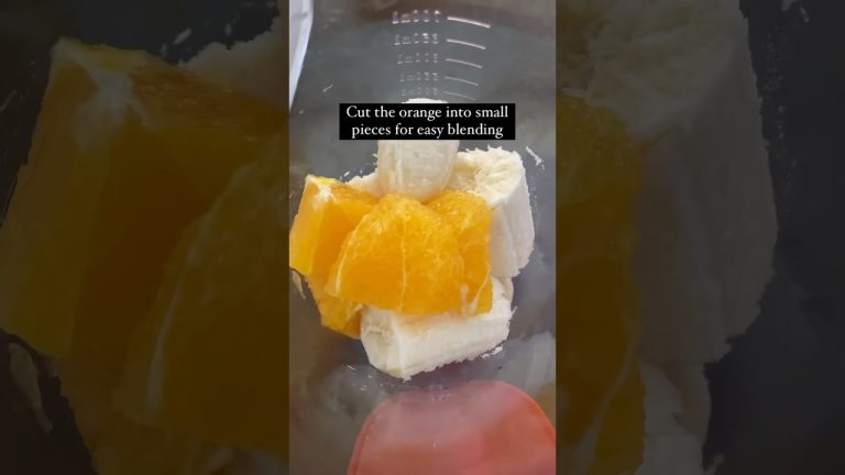 It’s smoothie time, banana & orange edition #cookwithselene #dailylife #healthysnack #smoothie