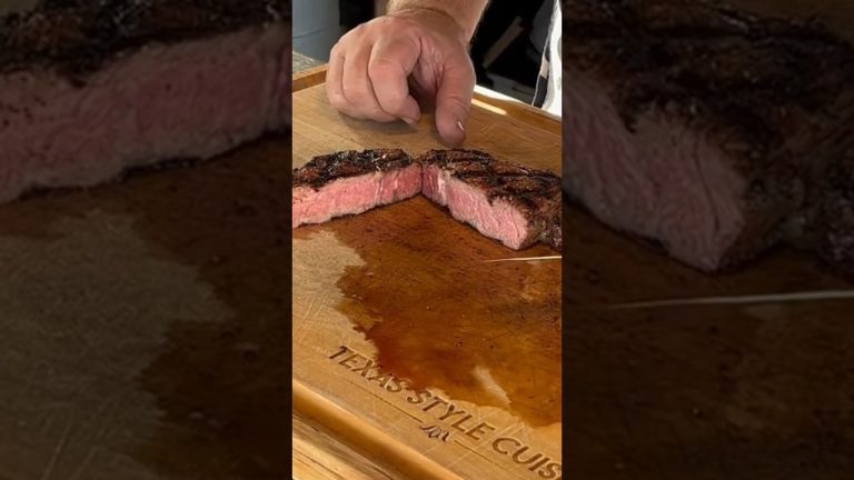 Grilled Ribeye Steak Using Grill Grates #beef #ribeye #steak