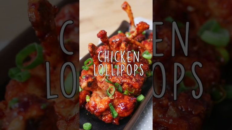 The Best Chicken Lollipops Ever