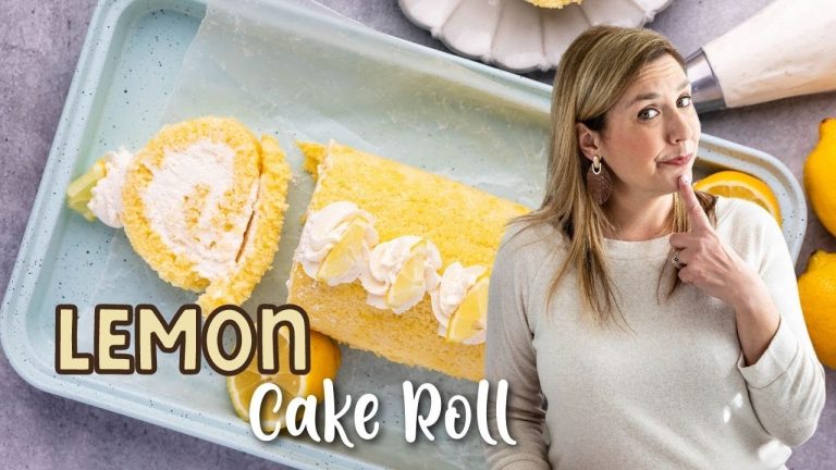 LEMON CAKE ROLL Recipe