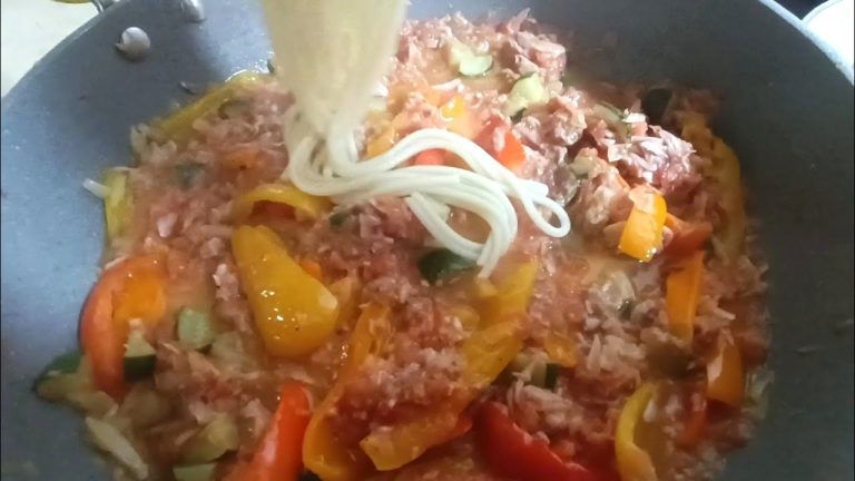 easy spaghetti cooking recipe delicious healthy, best whole wheat pasta with tuna and vegetables