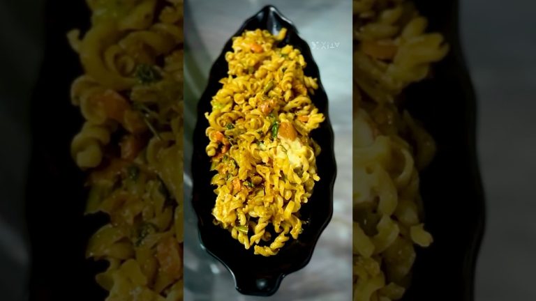 Masala Pasta recipe desi style |  పాస్తా నోరూరించేలా ఇలాచేయండి #instantrecipe #yippee #ytshorts