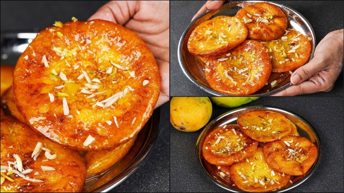 mango malpua recipe | mango sweet dessert | malpuva recipe | mango halwa | mango recipes for summer