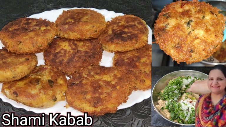 Reshaydaar Shami Kabab Recipe|Beef Shami Tikki Recipe|Easy Snacks Shami Kebab Ramadan Iftar Recipe
