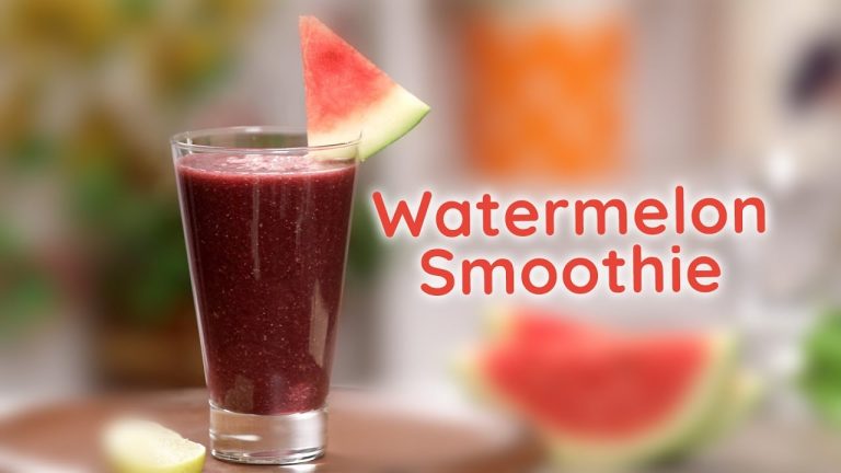 Healthy Breakfast – Watermelon Smoothie Recipe | How To Make a Watermelon Smoothie