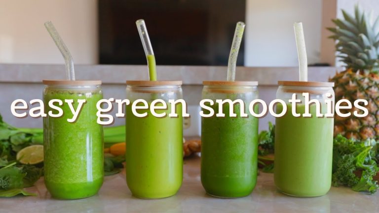 4 Easy Green Smoothie Recipes To Stay Healthy