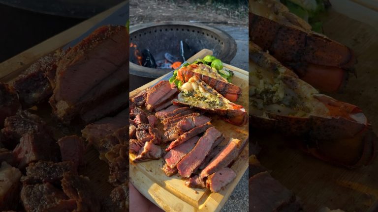 Live Fire Cooking: Steak and Lobster 🥩🦞