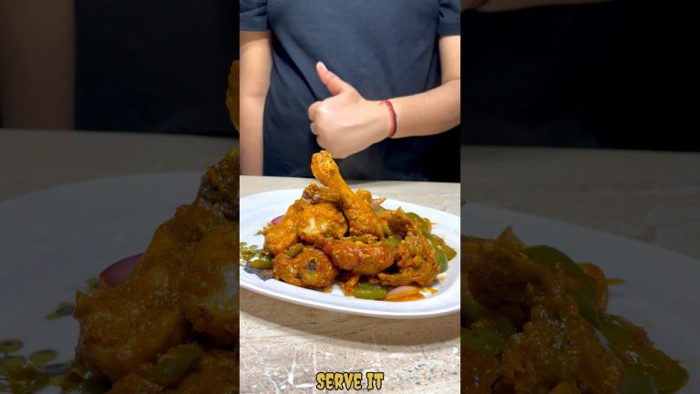 Spicy Chilli chicken #shorts #chiken #asmr #cooking