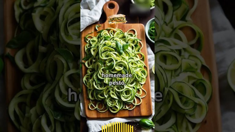 Do You Want to Change Your Life?  Learn How to Cook Vegan Food Zucchini Noodles with Pesto!