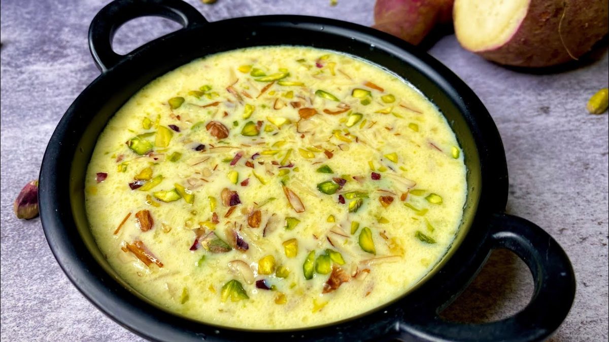Sweet potato kheer recipe | Shakarkandi ki kheer recipe | शकरकंदी की खीर – Vrat Kheer | व्रत की खीर