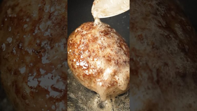 ハンバーグの一番めんどくさい焼き方 #shorts #ハンバーグ