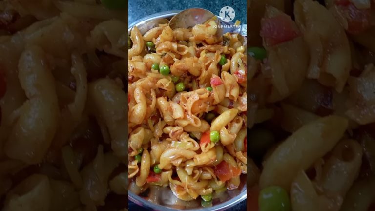 Pasta recipe nay tarike se banaye | Macaroni recipe #shortsvideo
