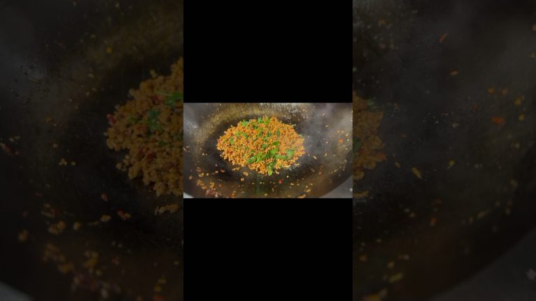 Holy basil with minced pork #authenticthai  #Thaistreetfood #blackpool