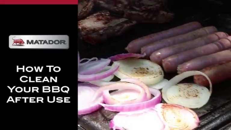 How to clean a BBQ after use – Matador BBQ's