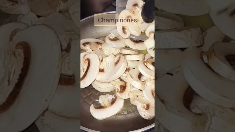 Pastas con Crema de Champiñones Súper fácil y en pocos minutos ⏲️ #champiñones #crema #pastas