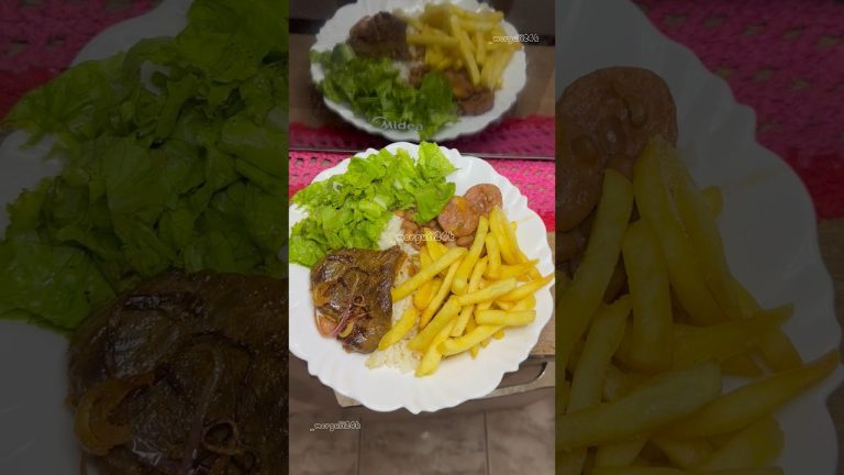 ALMOÇO SIMPLES E FÁCIL DE FAZER!