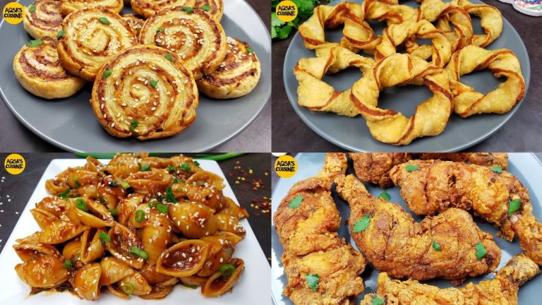 4 New Snacks Recipes For Iftar by Aqsa's Cuisine, New Chicken Patties, Chicken Broast, Spicy Pasta