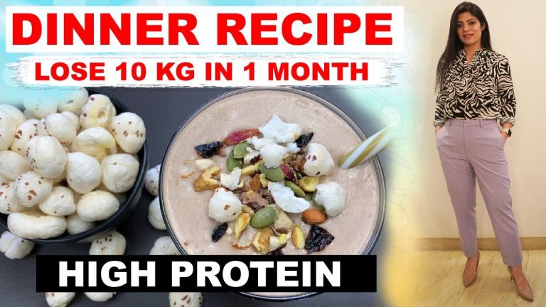 Dinner Recipe | Makhana Smoothie | Lose 10 Kgs In 10 Days | Dr. Shikha Singh Hindi