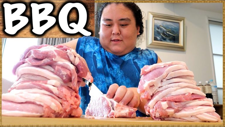 【相撲飯】力士の本気バーベキュー・BBQ ／ sumo wrestling・japan