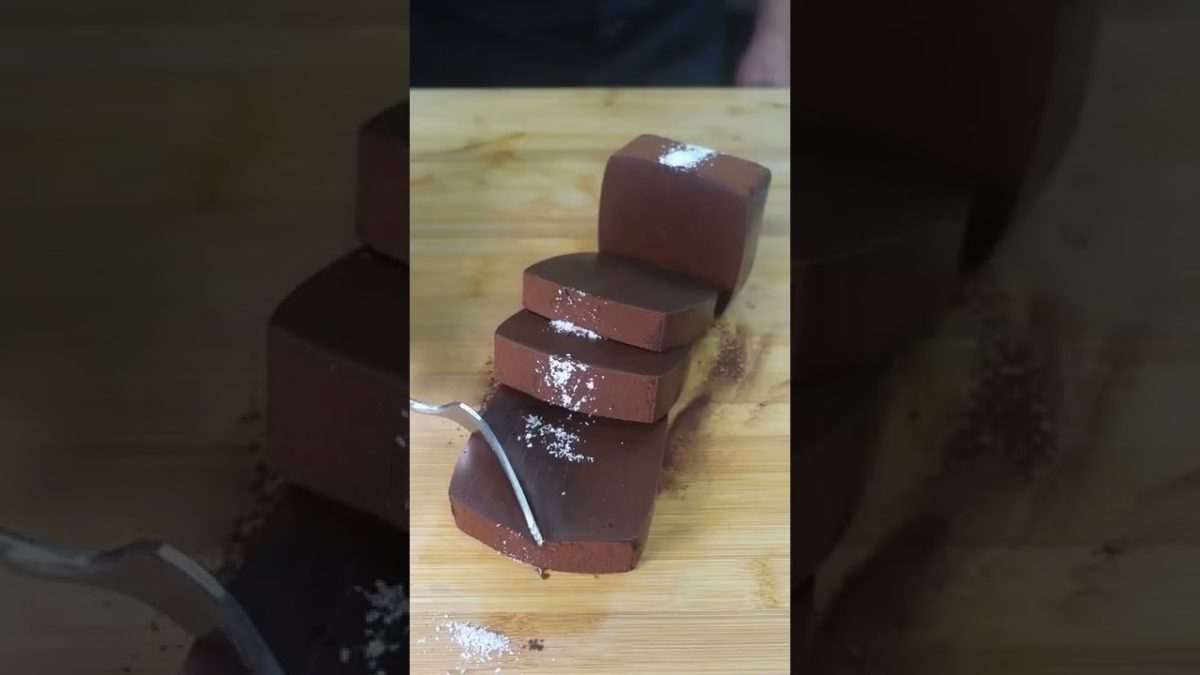 CHOCOLATE PUDDING #shorts #asmr