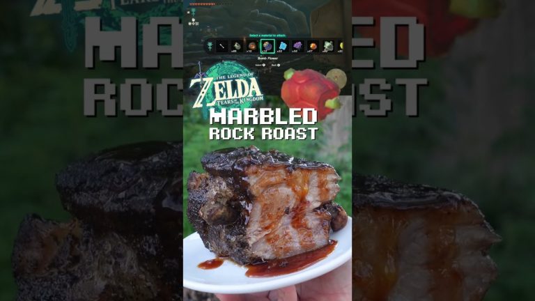 How to make Marbled Rock Roast from Zelda #shorts #tearsofthekingdom