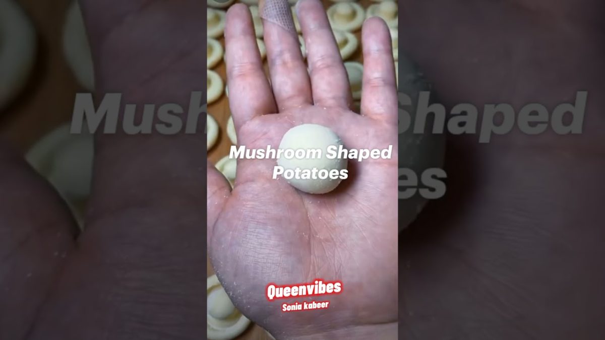 Mashrom shape pasta recipe | Potato pasta recipe | How to make made pasta at home #viral #ytshorts