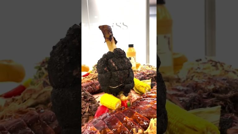 BBQ Grazing Table featuring Thor’s Hammer, ribs and wings! #bbq #barbecue #beef #cooking #barbeque