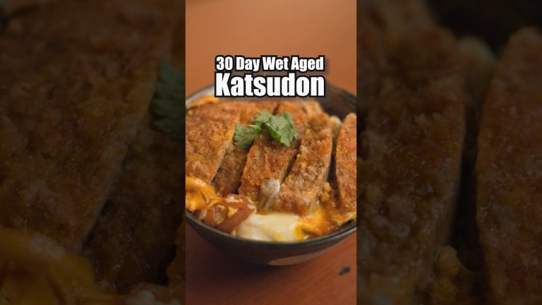 Ultimate Katsudon Recipe Using a 30-day wet-aged Pork!