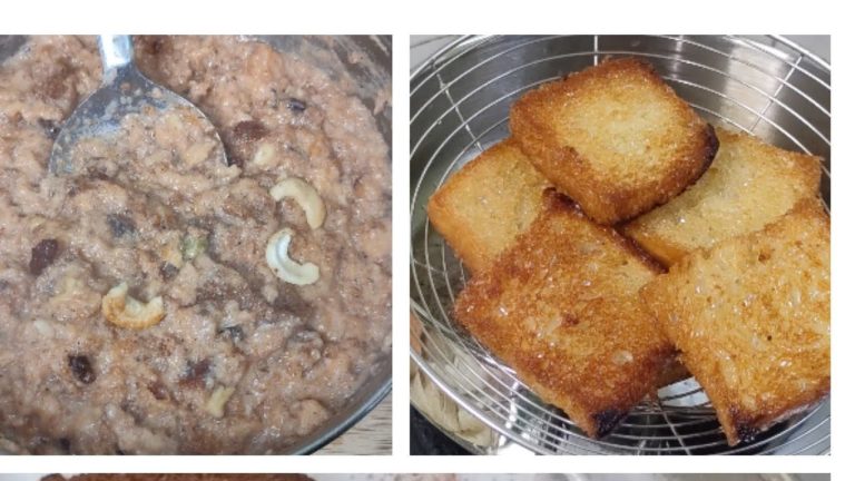 పిల్లలు కూడా చేయగలిగే బ్రెడ్ తో హల్వా |Bread Halwa in telugu| sweet recipes