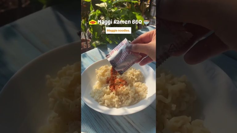 Maggi Ramen BBQ | Ramen Recipes | Food Prescription #shorts #youtubeshorts