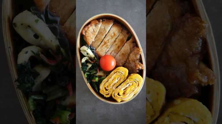 【お弁当作り】夜ご飯のおかずにもオススメ  #Shorts #お弁当 ＃豚ロース