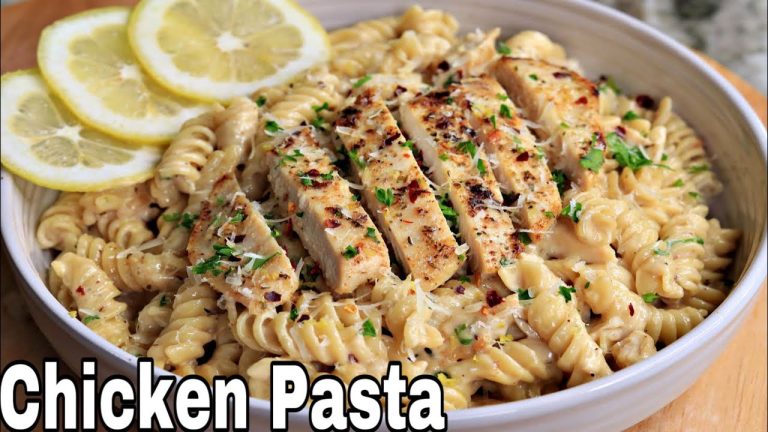 Super EASY Creamy Lemon Chicken Pasta Recipe | The Perfect Weeknight Dinner