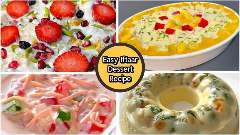 4 Delicious Ramadan Dessert Recipes – Quick & Easy dessert by Sariya