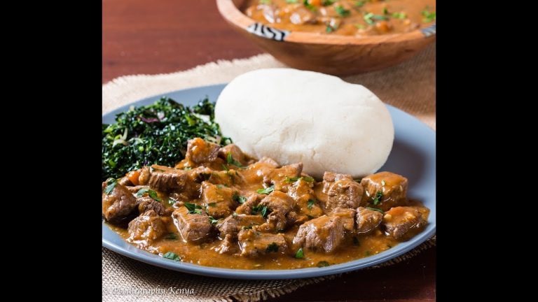 How to make Kenyan style Beef Stew & Ugali