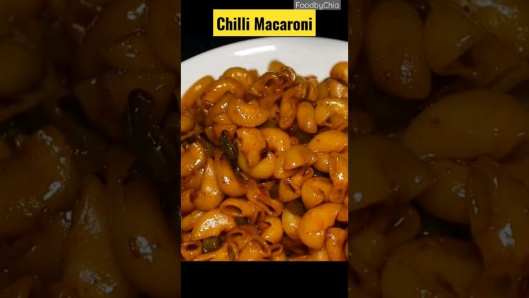 Spicy Macaroni Pasta Recipe #shorts #youtubeshorts #pasta Pasta recipes | Chilli Macaroni Pasta