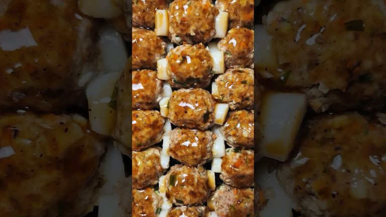 앉아서 천국체험 가능한 저세상 맛 떡갈비! 이렇게 하는게 최고로 쉽고 간단하고 맛있습니다! #요리고수