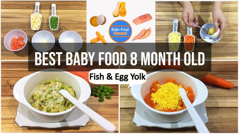 Best Baby Food 8 month old – Recipes with Fish and Egg Yolk