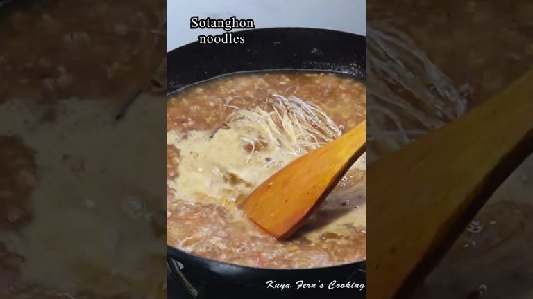 SOBRANG DALI LANG ILUTO NITO!!! PAGPAPAWISAN KA SA SARAP NITONG GINISANG GINILING AT SOTANGHON!!!